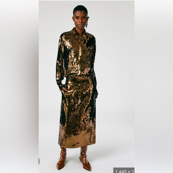 Tibi Dresses & Skirts - Tibi sequins trouser skirt